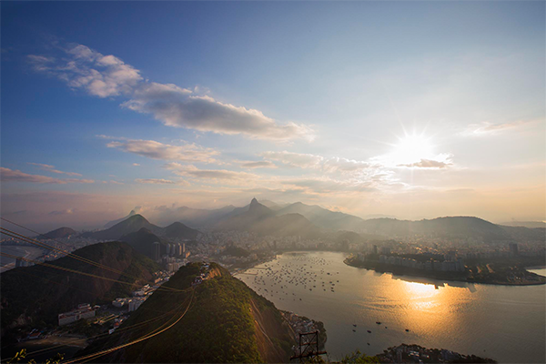 Puesta de sol en Río