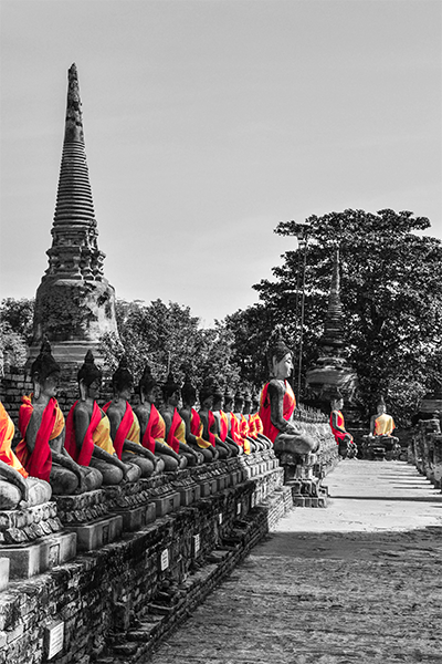 Budas en Ayutthaya