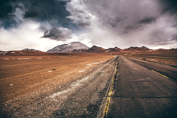 Un camino en el Desierto