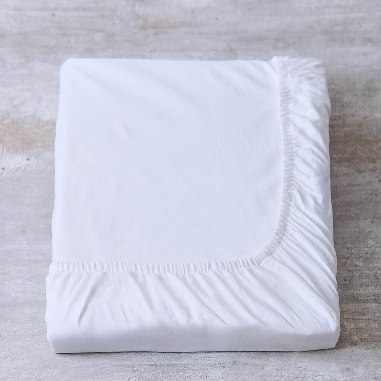 Pack 2 Sábanas bajeras blancas 1