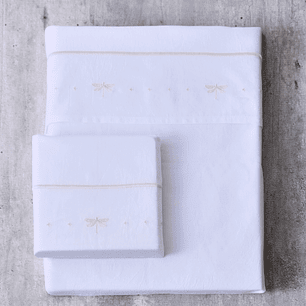 Juego de Sábanas Libélula Beige