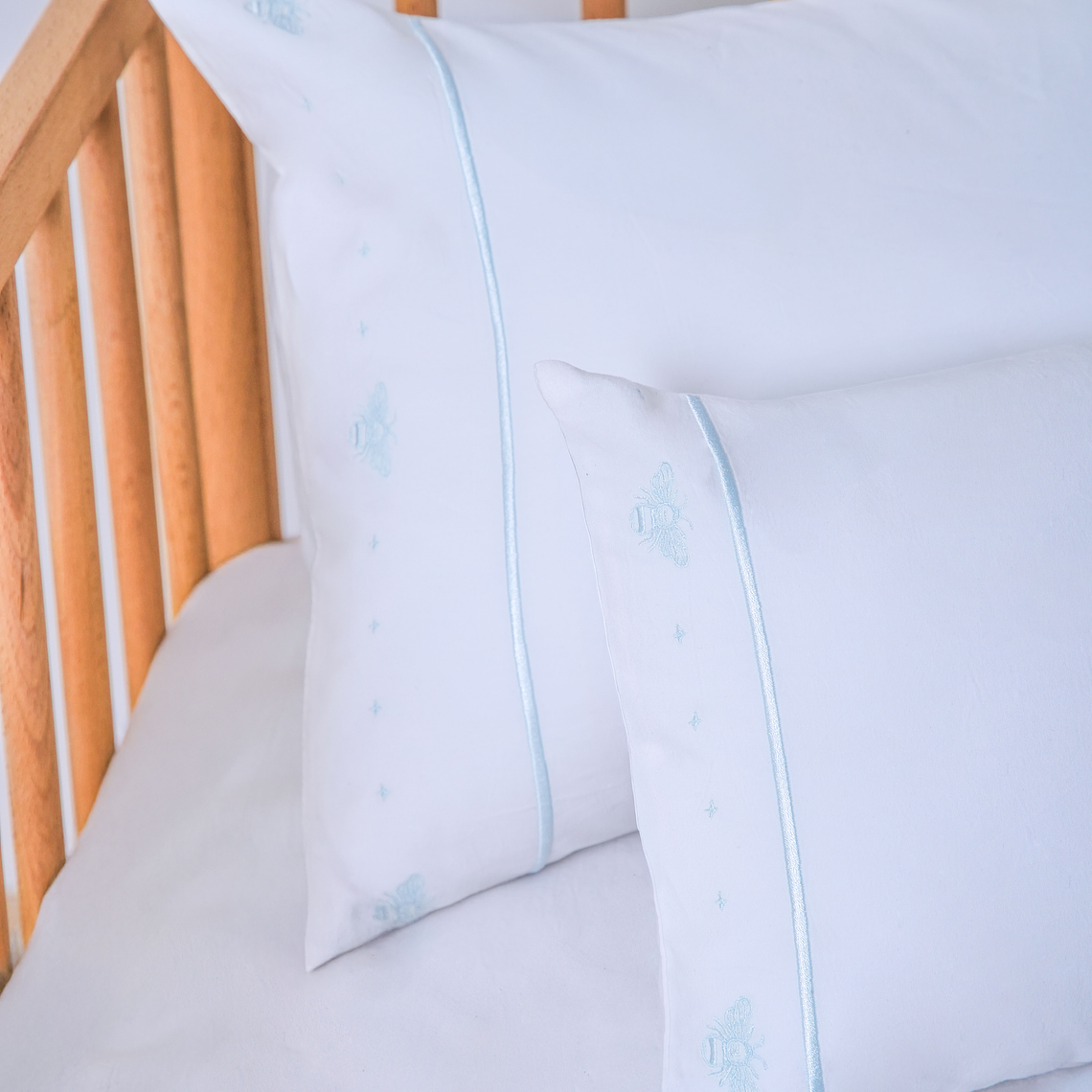 Juego de Sábanas Abeja Celeste 2