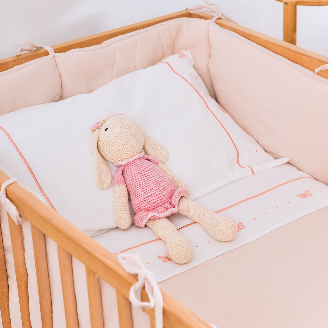 Cubre Plumón Muselina Beige 4