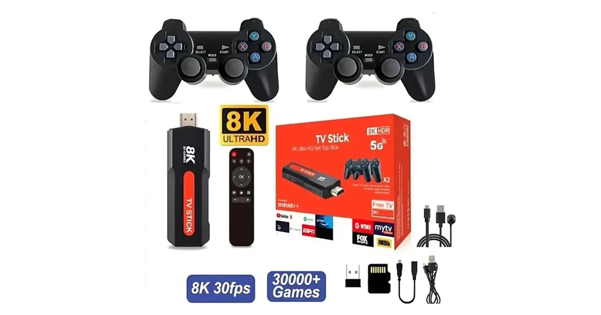 Game Tv Stick Q9 8k Ultra Hd Set Top-box