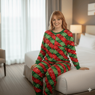 Pijama Mujer Navidad térmica