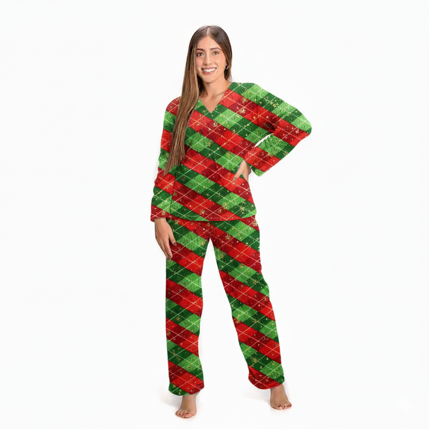 Pijama Mujer Navidad térmica 3