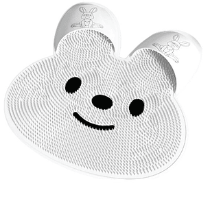 Cepillo de lavado de pies para ducha MEDIDA 40X40 tapete de masaje de baño con forma de conejo 624-2