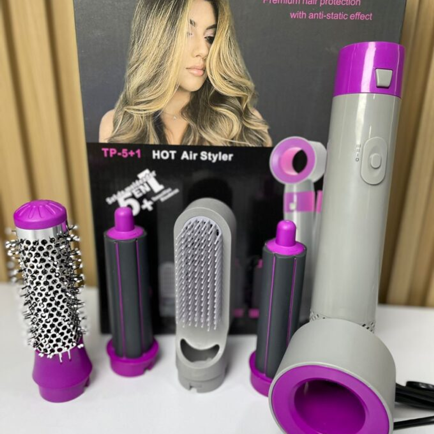 Cepillo secador 5 en 1 secar, alisar, rizar, dar volumen y peinar tu cabello 3