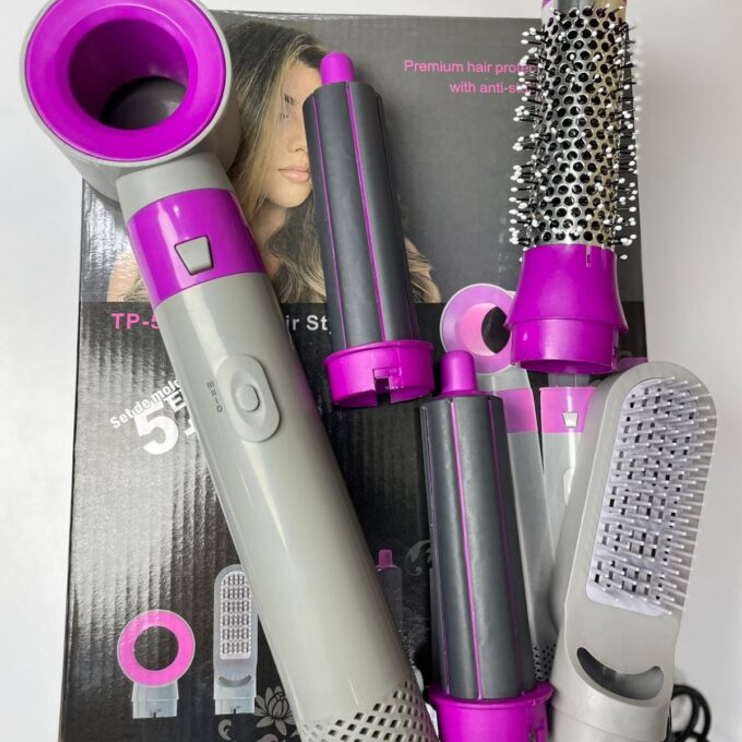 Cepillo secador 5 en 1 secar, alisar, rizar, dar volumen y peinar tu cabello 4