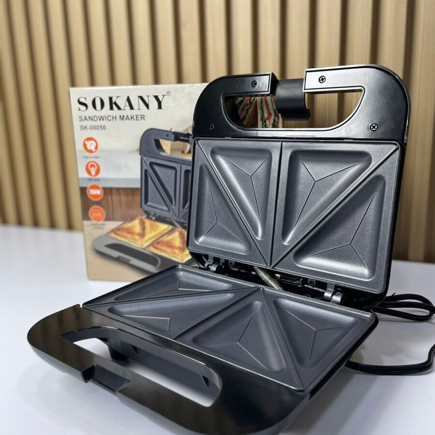 Sandwichera 4 puestos Sokany 3