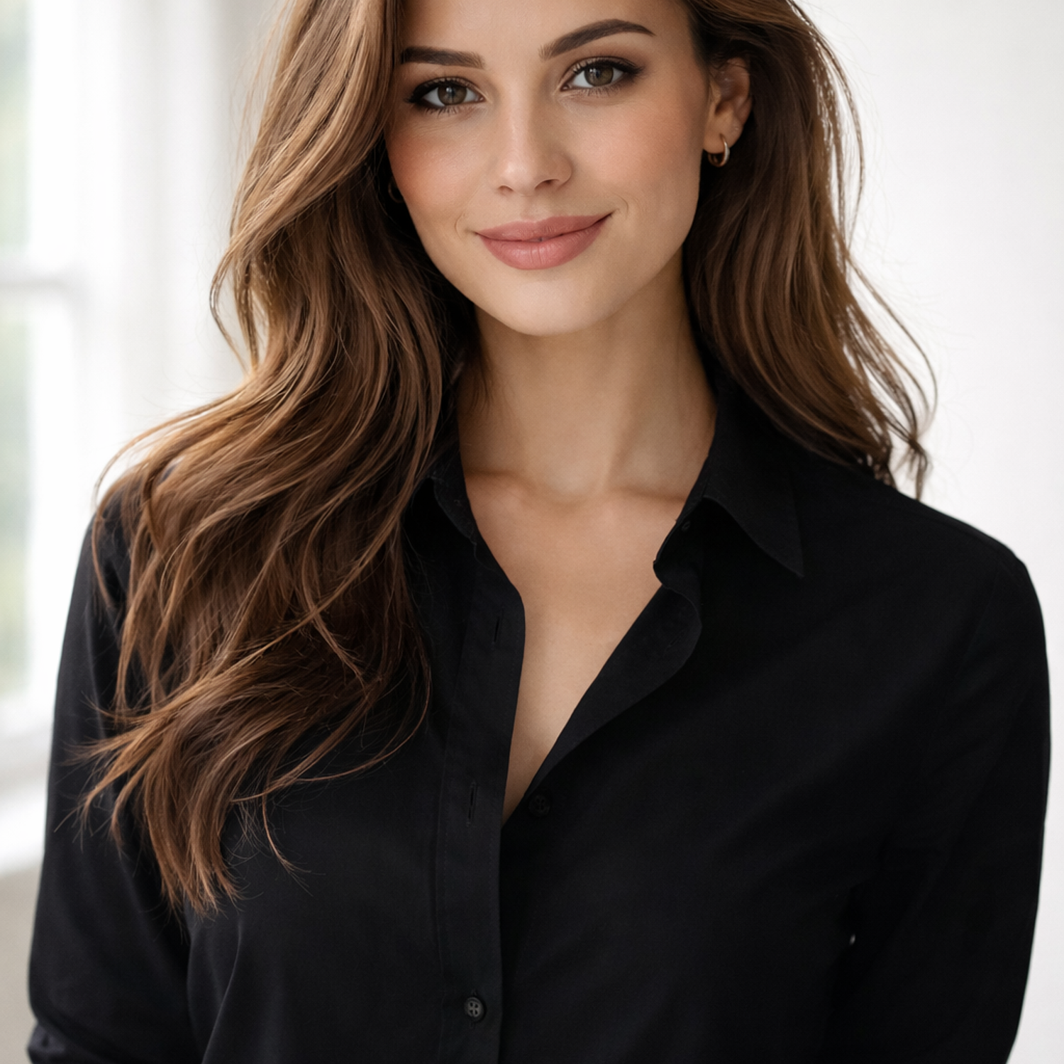 Camisa Blusa Dama Manga Larga Elegante Casual Moderna 7