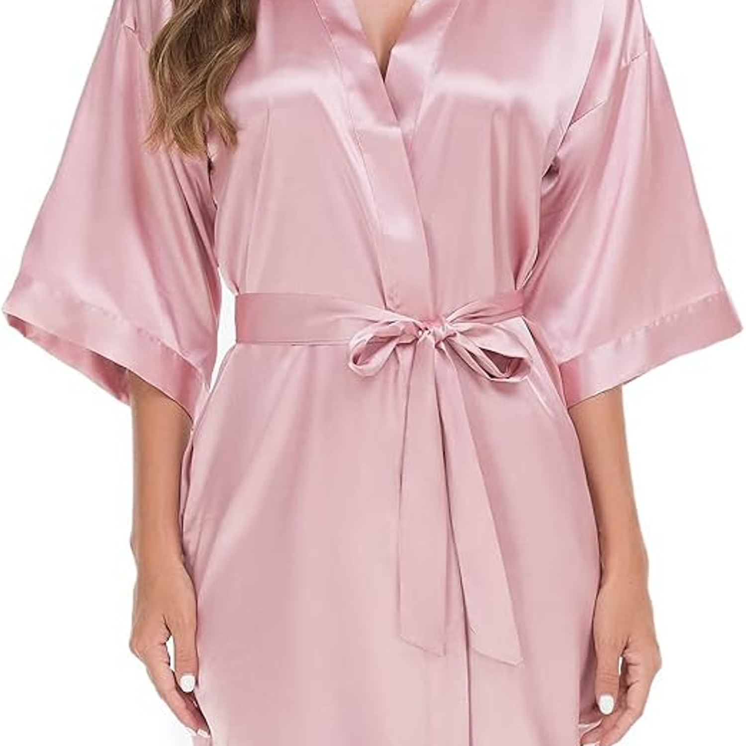 Levantadora Elegante Dama Satín Licrado | Pijama Mujer Color ROSA 3