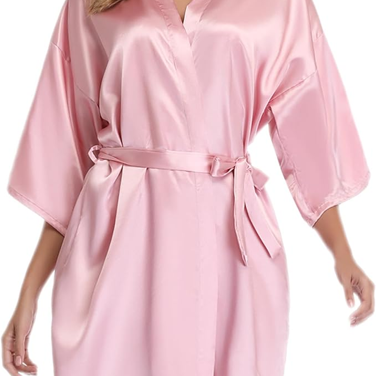 Levantadora Elegante Dama Satín Licrado | Pijama Mujer Color ROSA 4