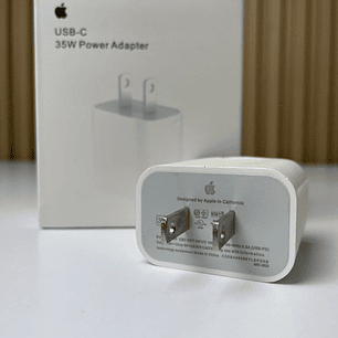 Adaptador de corriente Apple USB-C 35W Marrana Tipo C