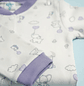 Conjunto Pantalón Y Saco Bebe Pijama Infantil Algodon - Miniatura 3