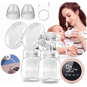 Extractor de leche doble para mujer lactante