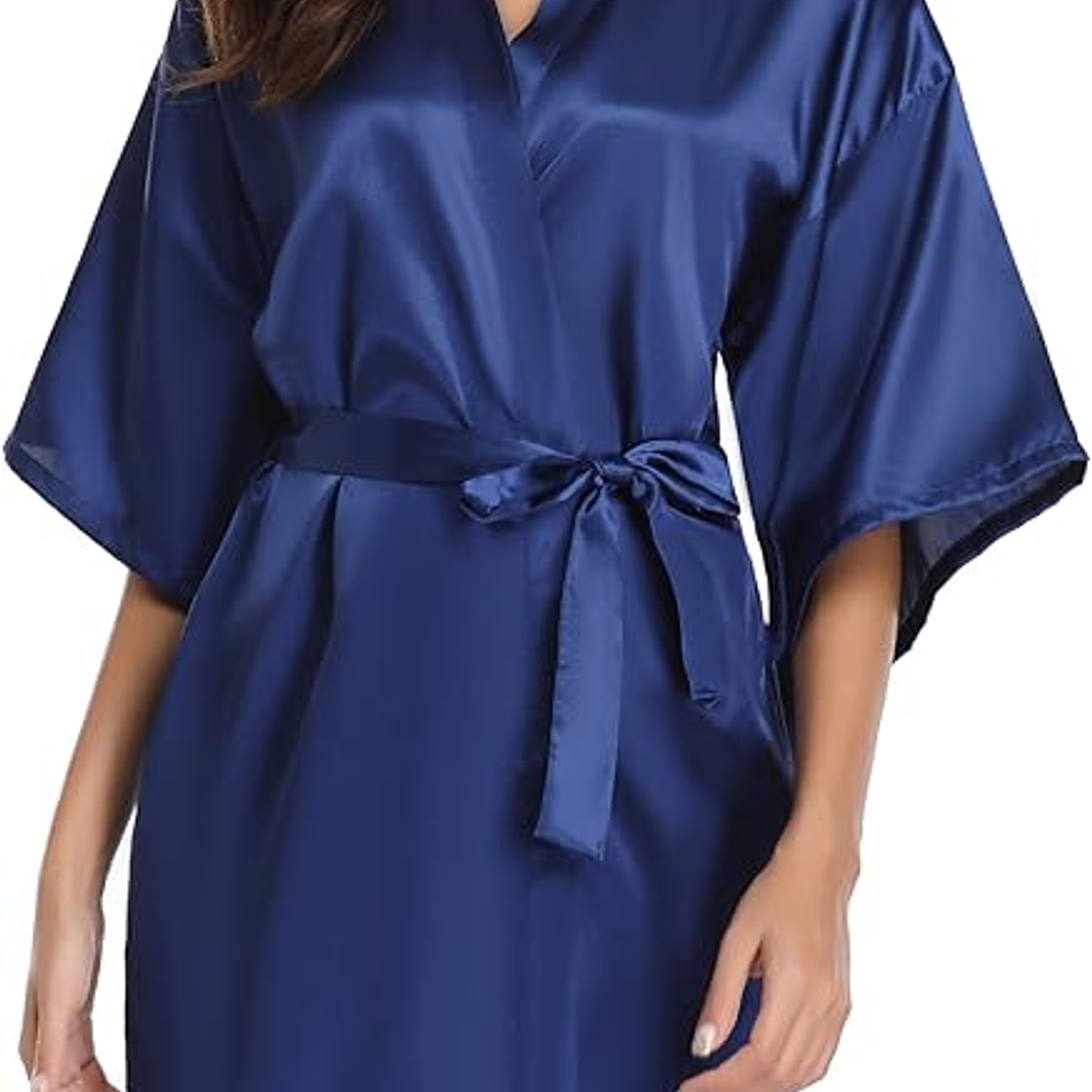 Levantadora en satín pijama unicolor - Cliente Mayorista 3