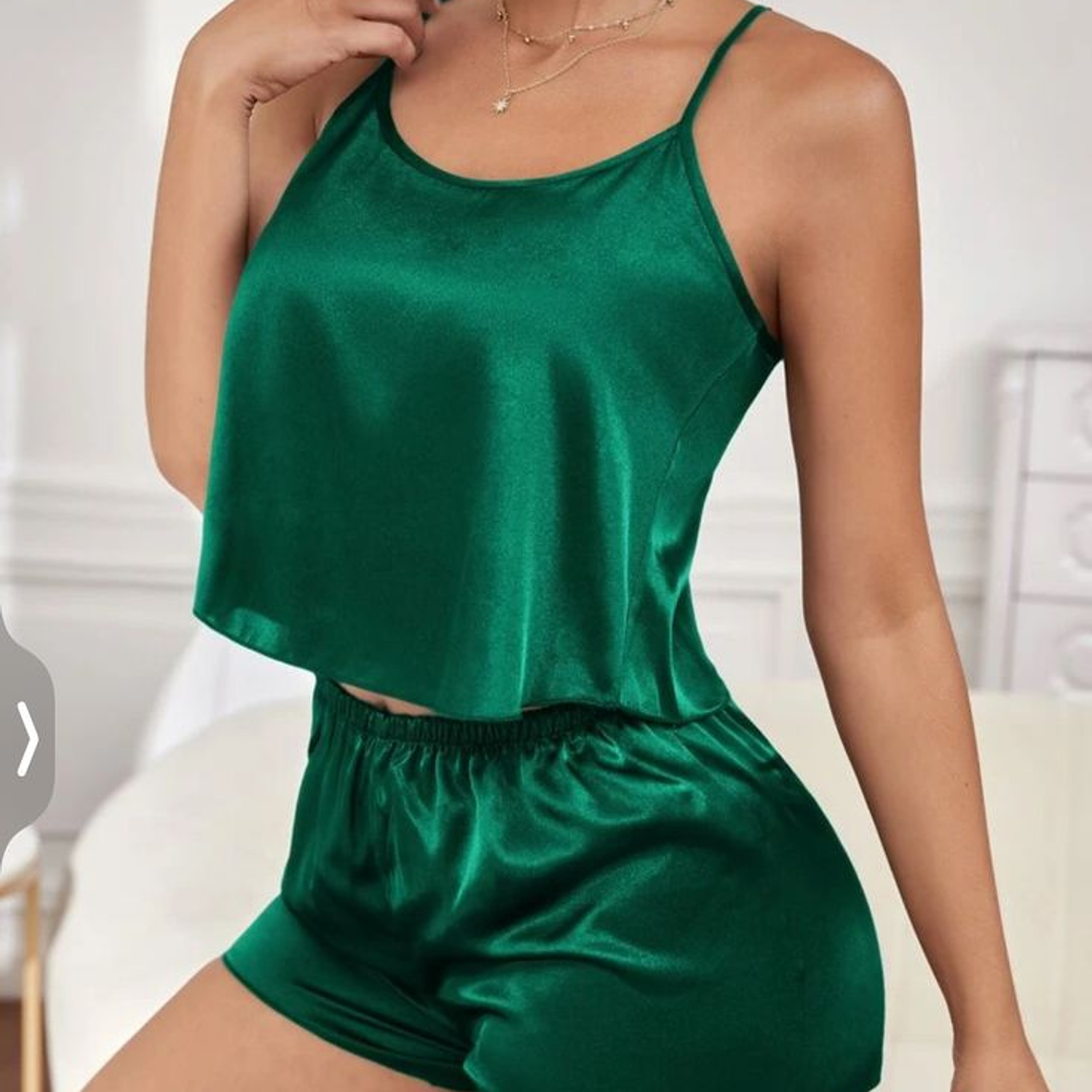 Pijama Short y blusa tirantas satín unicolor - Todos los colores - Cliente mayorista 6