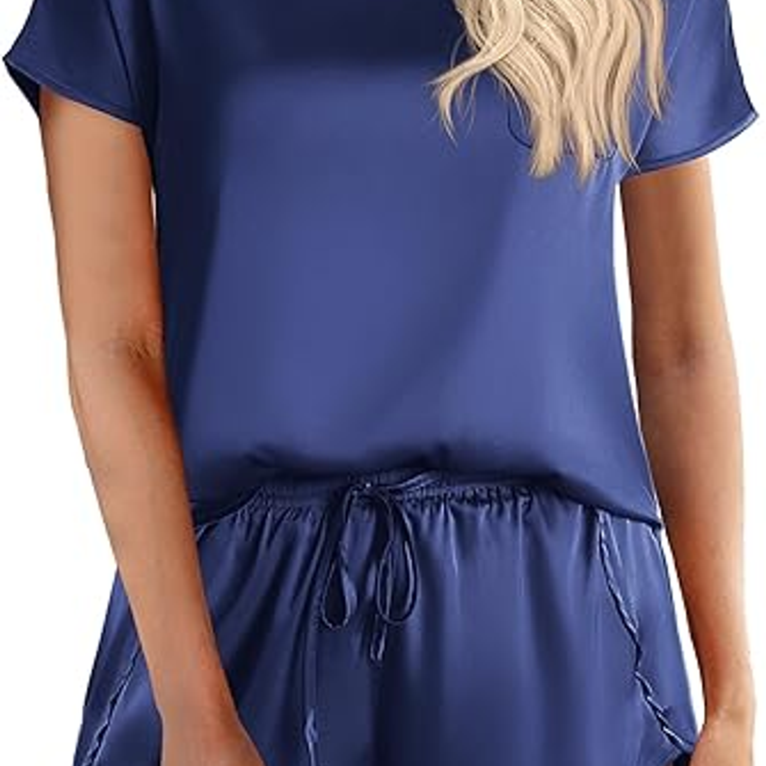 Conjunto Pijama Camisa manga corta y short satin Unicolor - Cliente Mayorista 2