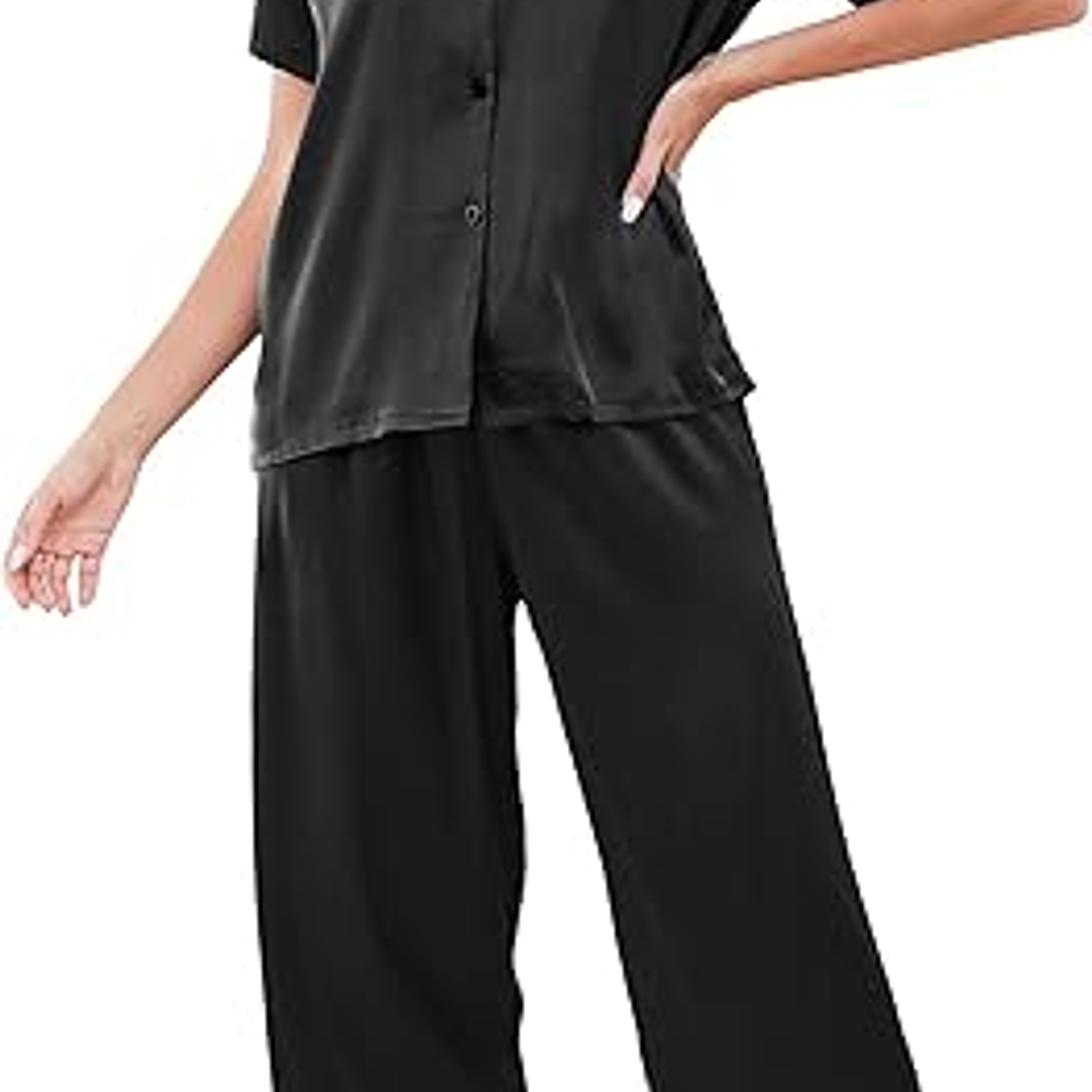 Capri y camisa manga corta pijama unicolor - Cliente Mayorista 1