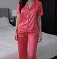 Pijama elegante mujer pantalón y camisa  - Miniatura 4
