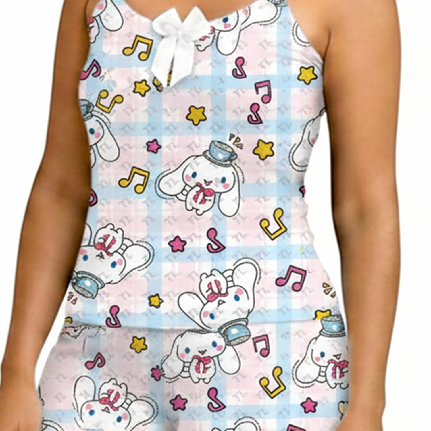 Pijama Mujer short y blusa conejo musical -cliente mayorista - Cliente Mayorista