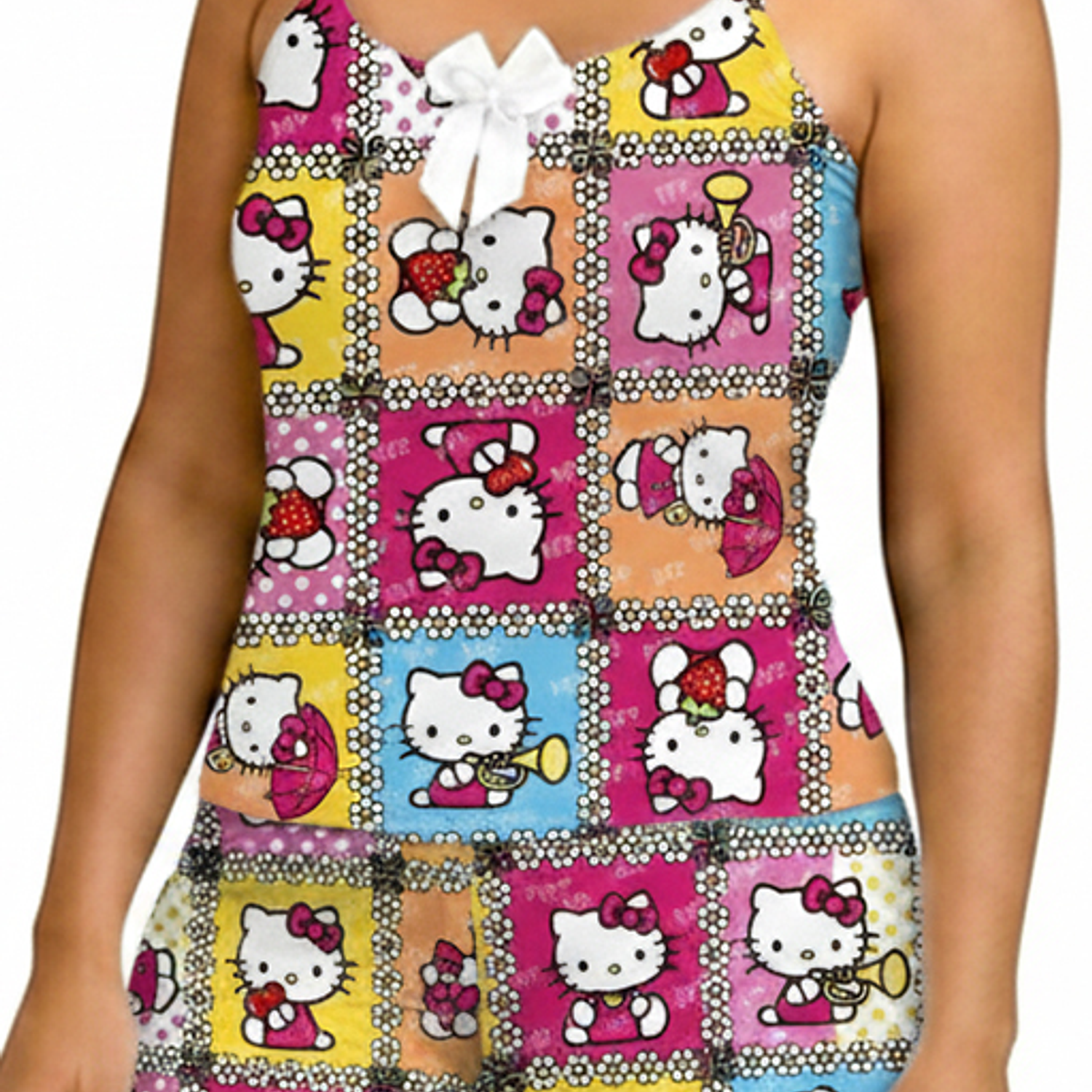 Pijama Mujer Hello Kitty Short y Blusa - Piel de durazno - Cliente Mayorista 5