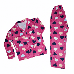 Pijama mujer térmica pantalón y saco - Cliente mayorista