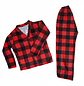 Pijama termica para hombre cuadros roja - Cliente mayorista - Miniatura 2