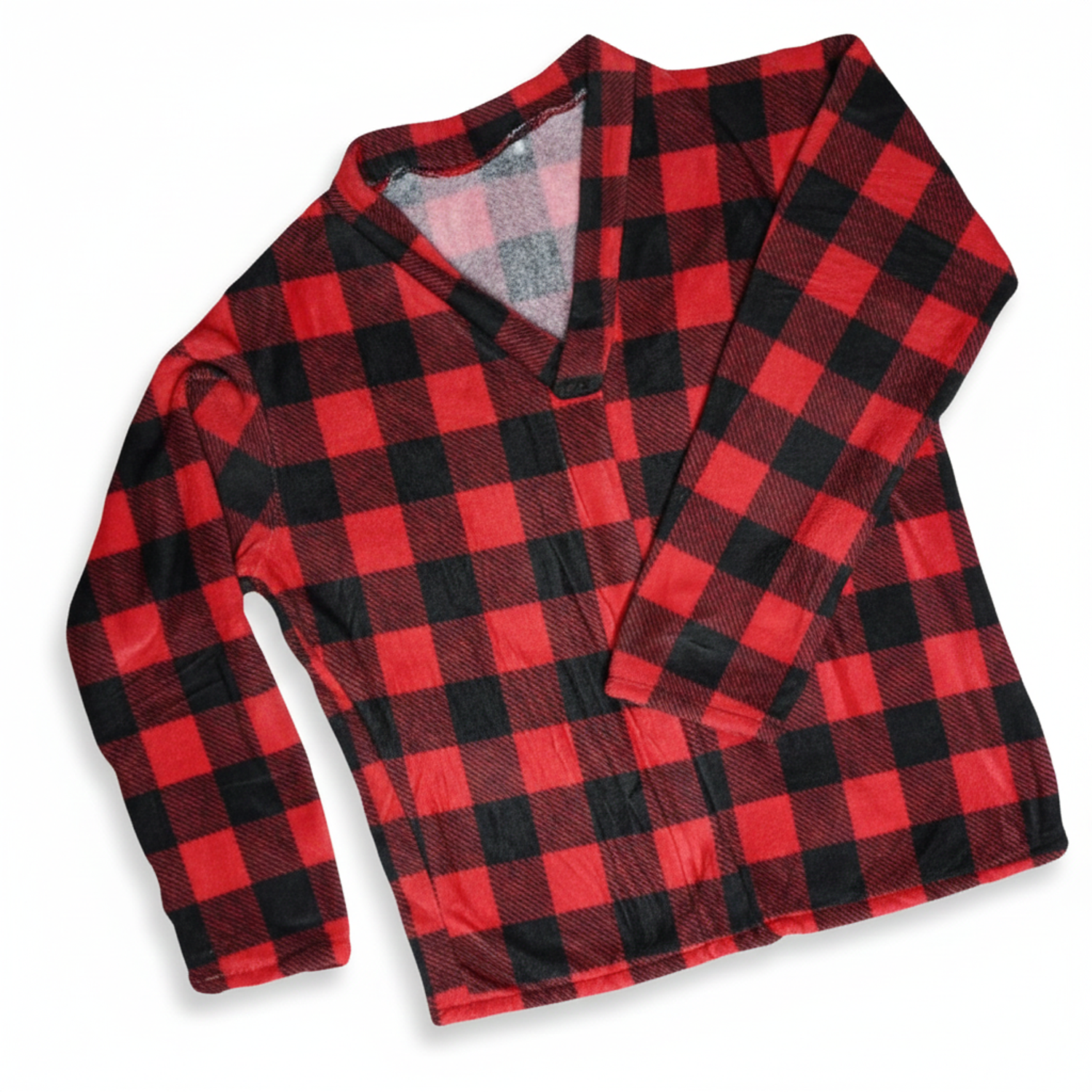 Pijama termica para hombre cuadros roja - Cliente mayorista 4