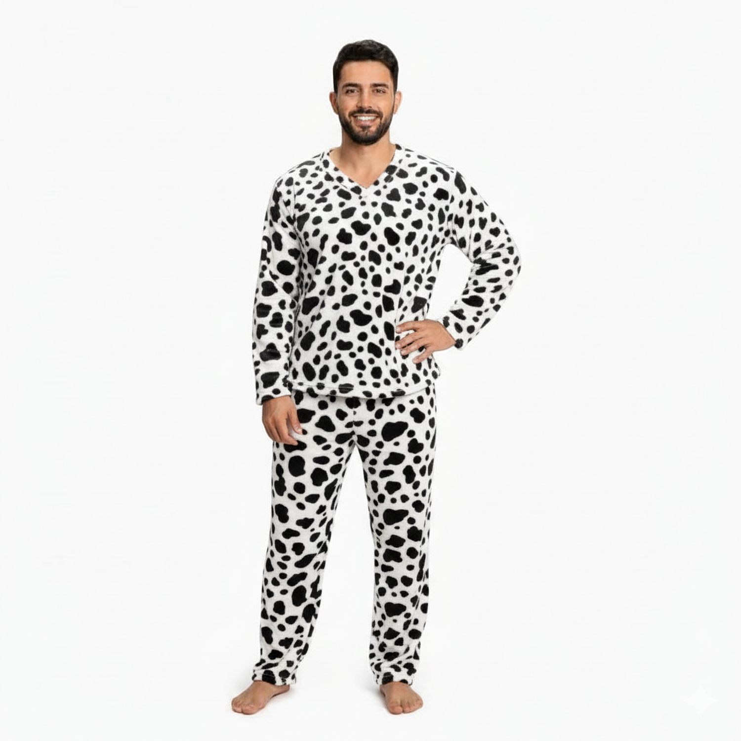 Pijama hombre Térmica negro tigre - Cliente mayorista 1