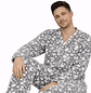 Pijama hombre térmica manchas grises - Cliente mayorista - Miniatura 1