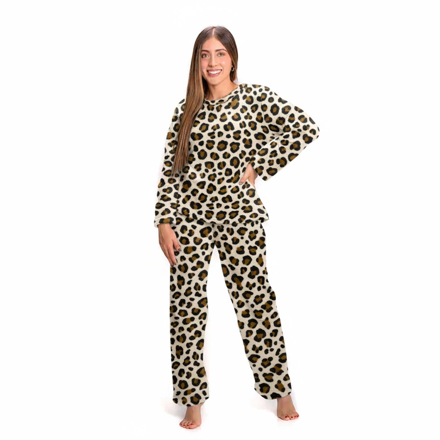 Pijama Mujer Térmica Leopardo -Cliente mayorista 3