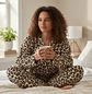 Pijama Mujer Térmica Leopardo -Cliente mayorista - Miniatura 1