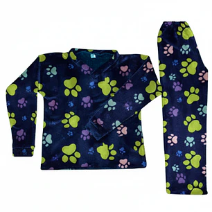 Pijama mujer Modelo Huellita Mascota | Blathmoda