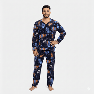 Pijama Térmico Masculino Blathmoda Modelo Astronauta - Cliente mayorista