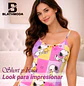 Pijama Mujer Capibara Blathmoda Conjunto Short y Blusa para Casa - Miniatura 2