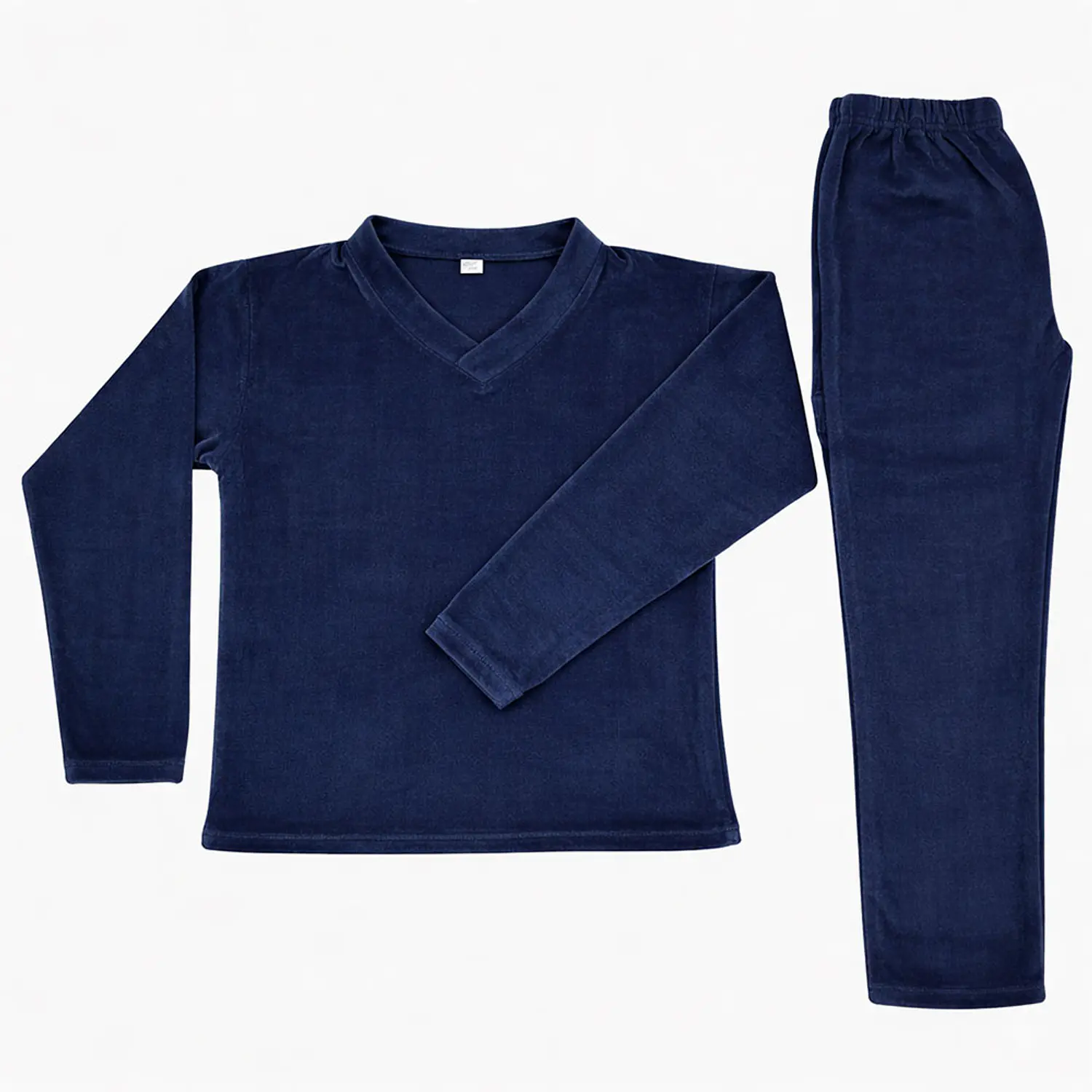 Pijama Térmica para Dama Azul Oscuro unicolor Blathmoda Suave y Elegante 3