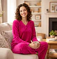 Pijama Mujer Térmica Blathmoda Confort y Elegancia para el Frío - Miniatura 1