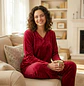Pijama Mujer Térmica Blathmoda Conjunto Abrigado Suave y Cómodo - Miniatura 3
