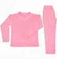 Pijama Térmica Mujer Blathmoda Peluchudita Conjunto Pantalón y Blusa - Miniatura 2
