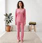 Pijama Térmica Mujer Blathmoda Peluchudita Conjunto Pantalón y Blusa - Miniatura 3