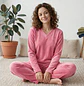 Pijama Térmica Mujer Blathmoda Peluchudita Conjunto Pantalón y Blusa - Miniatura 4