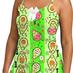 Pijama Mujer Aguacate Blathmoda Tela Suave Cómoda para Dormir