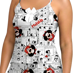 Pijama Mujer Mafalda Blathmoda Suave y Cómoda para Dormir