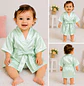 Levantadora para Bebé en Satín Unicolor Blathmoda | Suave, Cómoda y Cariñosa para Dormir - Miniatura 9
