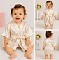 Levantadora para Bebé en Satín Unicolor Blathmoda | Suave, Cómoda y Cariñosa para Dormir - Miniatura 10