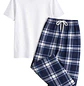 Pijama para Caballero a Cuadros Blathmoda | Suave, Cómoda y Moderna para Dormir - Miniatura 2
