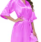 Levantadora Kimono de Seda para Mujer | Bata Satinada Elegante Unicolor Blathmoda Colombia - Miniatura 1