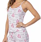Pijama Mujer Short y Blusa en Franela Red Love | Suave, Cómoda y Fresca | Blathmoda Colombia - Miniatura 2
